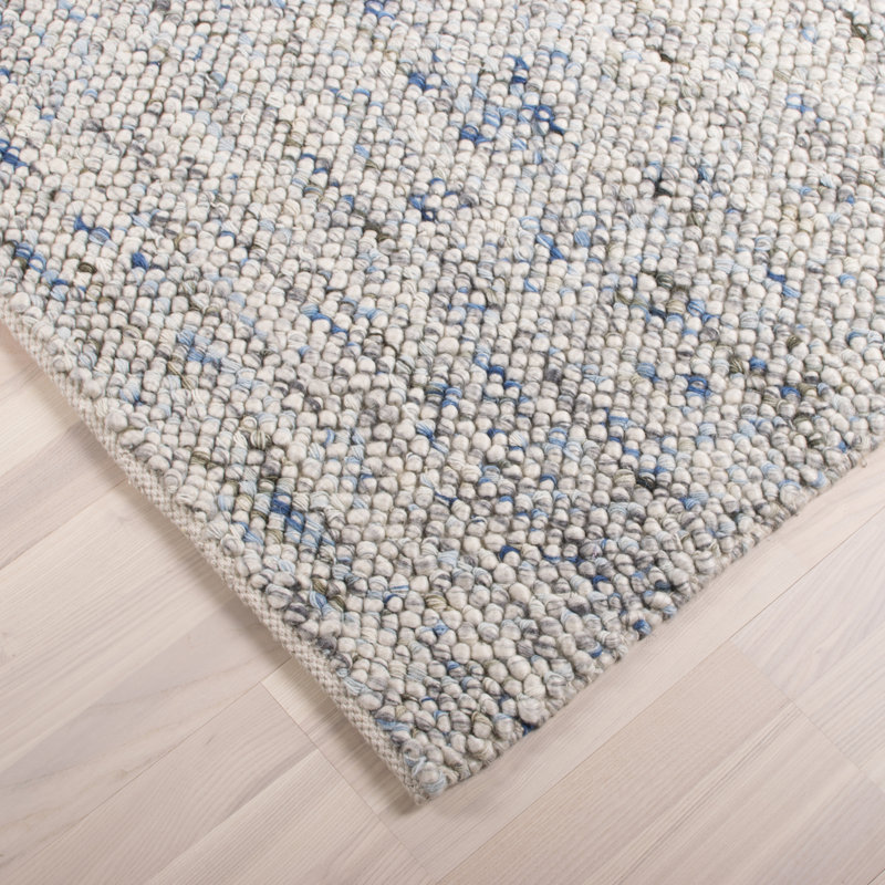 Jenks Solid Colour Hand Woven Area Rug, Rectangle 140 x 200cm