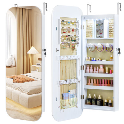 Wall Mounted Required Jewelry Armoire