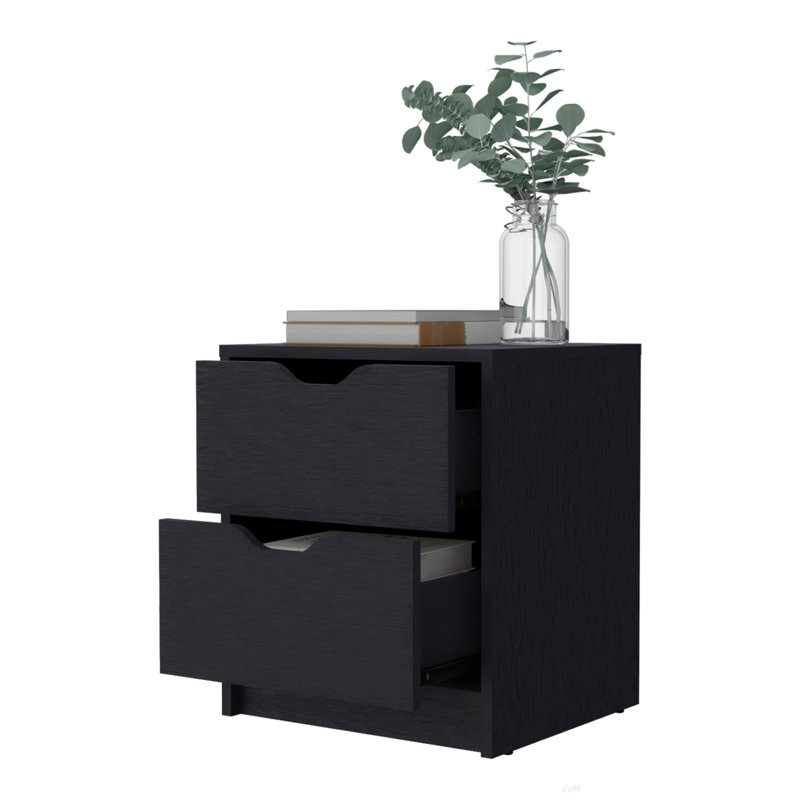 2-Drawer Nightstand, Ample Space