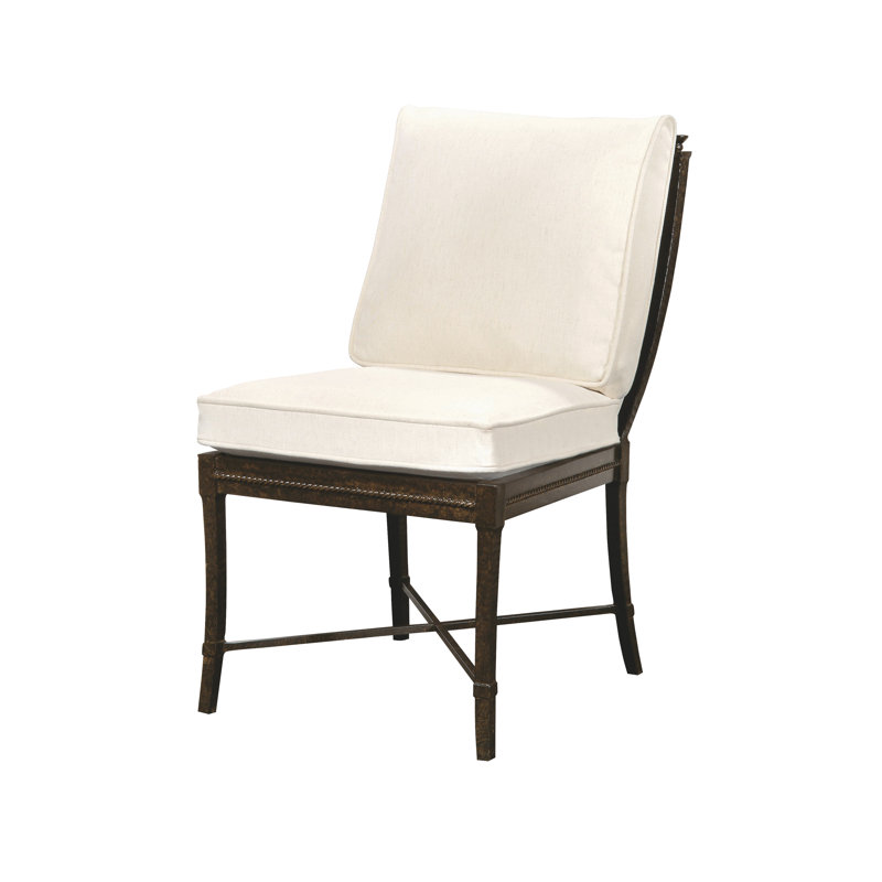 Andalusia Outdoor Dining Side Chair, Beige 71627L22