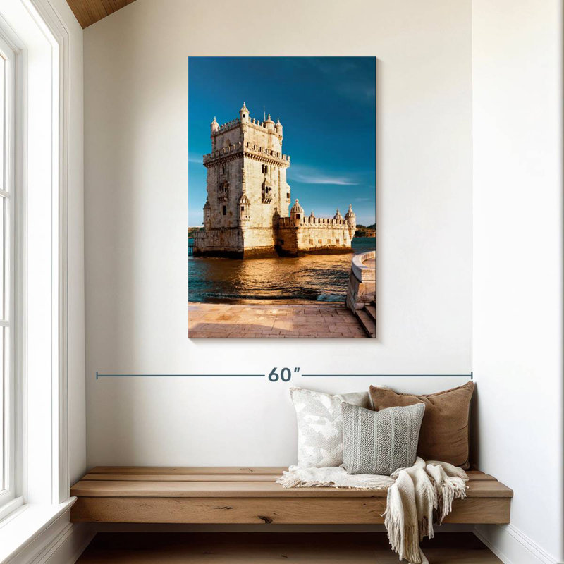 Tour Aime Belem au bord de la rivière, H 45 po x l 30 po