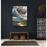 Thundersky By John Beard - Artist Enhanced Canvas Print Print by John Beard