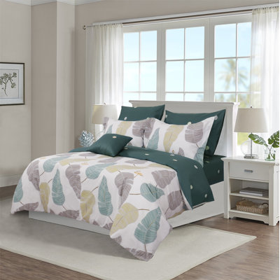 Floodwood Cotton Sateen Floral Duvet Cover