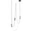  Fremont ​belt 3-light 275"l Pendant In Ivory/clear Ribbed Glass Bars