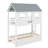 Twin Size House Bunk Bed With Trundle