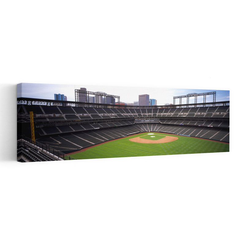 Art mural contemporain Coors Field Denver Co, H 20 po x l 60 po