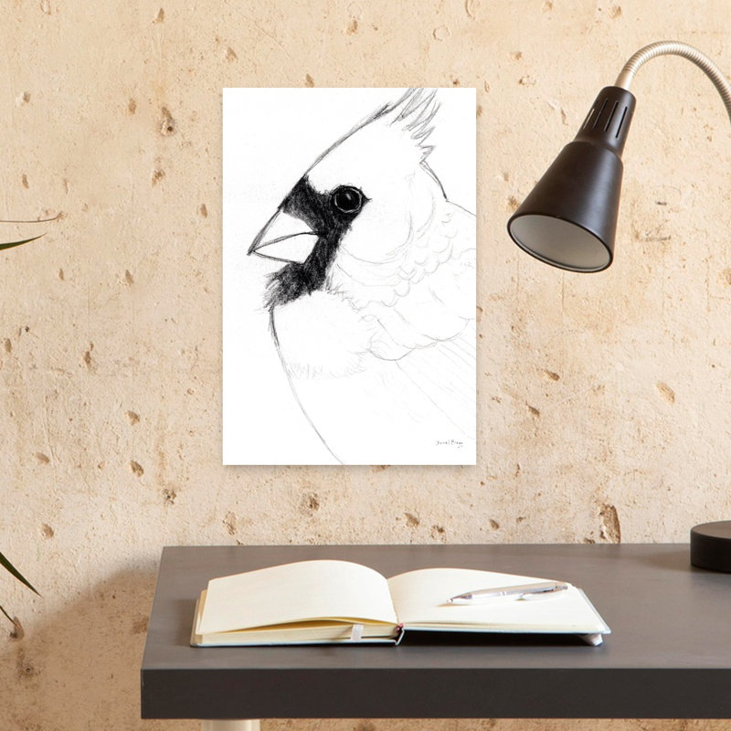 Contemporary Art Contemporary Modern Bird Wall Art by Janel Bragg - Wrapped Canvas Print, 45.72 cm H x 30.48 cm W