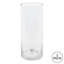Vase de table en verre transparent Casiana