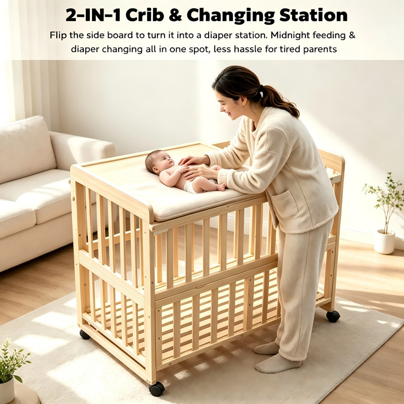 Bassinets pour bébé en bois massif
