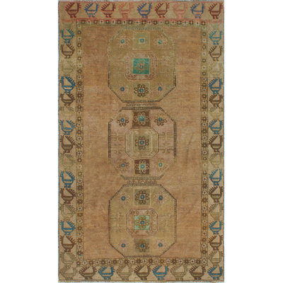 Vintage Distressed Alexi Brown Rug