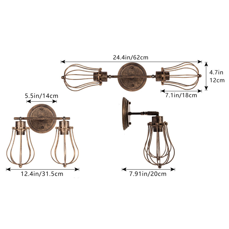 Brechter Plug-in Wallchiere, Bronze 1-pack