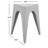 Silverd End Table