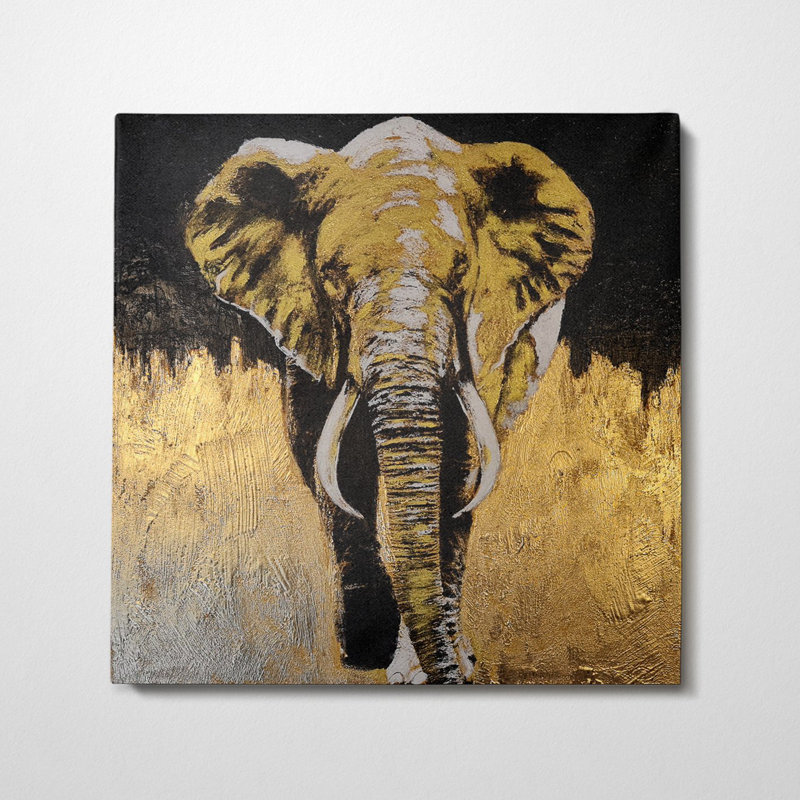 Elena - Wrapped Canvas Painting, 120cm H x 120cm W x 3cm D