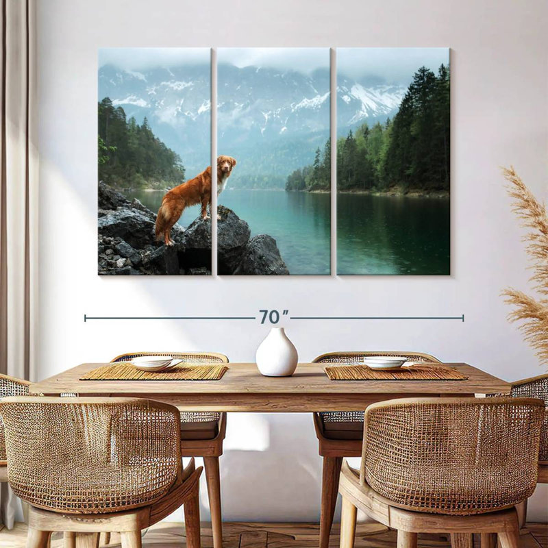 Brampt Nova Scotia Retriever, 42" H x 65" W