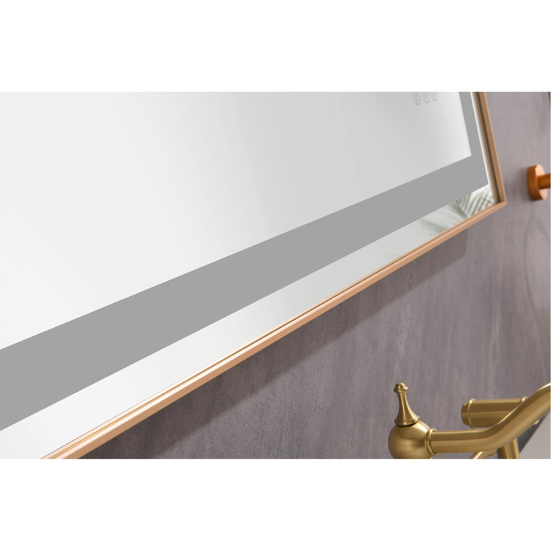 Miroir de salle de bain à DEL avancé avec des caractéristiques exceptionnelles pour une expérience de salle de bain idéale
