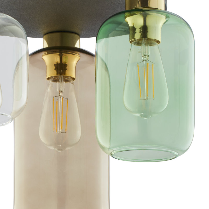 Malaya Glass Flush Mount