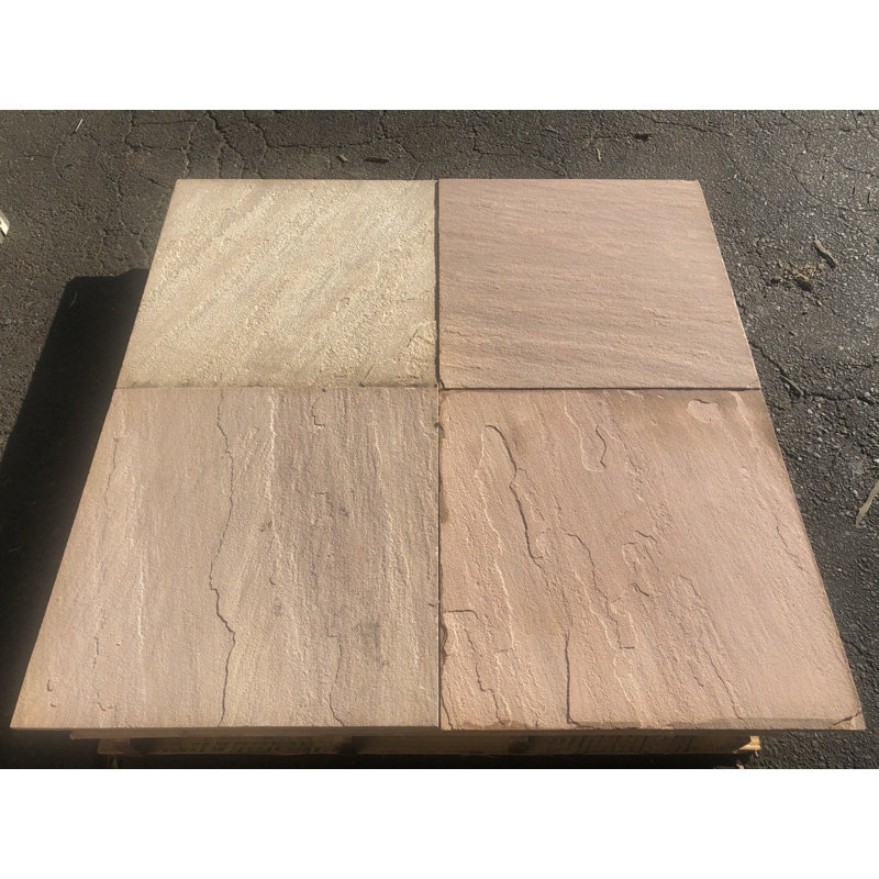 Radiant 24" x 24" Sandstone Stone Look Wall & Floor Tile