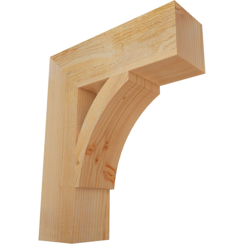 Support de bloc Thorton, Douglas (sciage brut), H 24 po x l 6 po x P 20 po