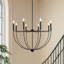 Lustre bol moderne 8 lumières