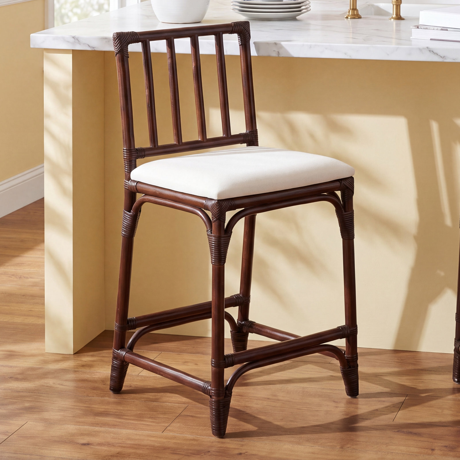 Mylinda 24" Bar Stool, Light Blue