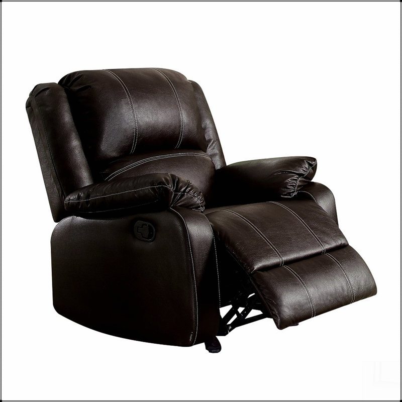 Fauteuil inclinable en cuir
