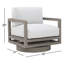 Tanah Outdoor Teak Swivel Lounge Chair