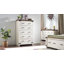 Commode 5 tiroirs avec grand espace de rangement Quan Farmhouse H 48 po-1866130639
