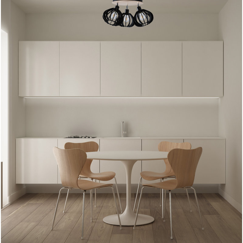 Parma Flush Mount, Black