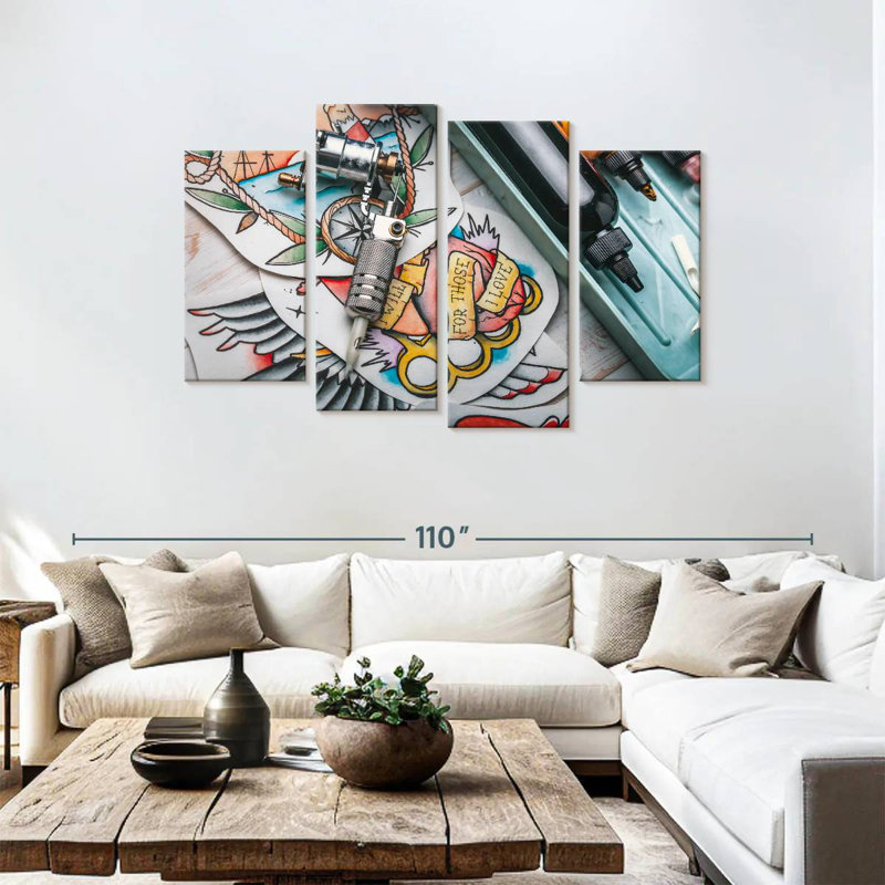 Senne Tattoo Essentials, 48" H x 75" W