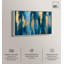 «Blue Dark Texture with Golden Touch II», art mural bleu par -587103973-587103971