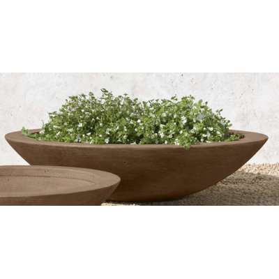 Planteur De Pot De Pierre Moulée Zen