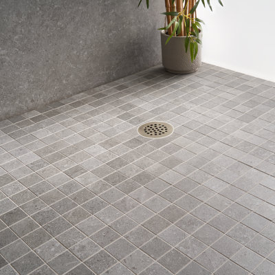 Carreau de mosaïque pour plancher et mur en porcelaine 11,81 po x 11,81 po Grava (0,96 pi2 / boîte)