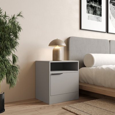 Swarn 114.3cm W Solid Wood Bedside Table