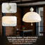 Grand luminaire suspendu en verre de style français moderne Mid-Century-1465103139