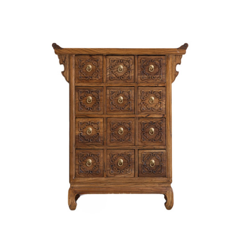 Armoire de véranda rétro en orme