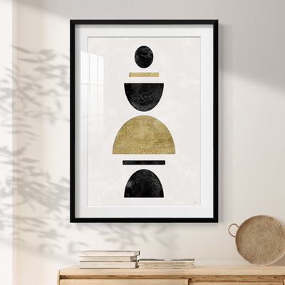 Modern Stack -Framed Print