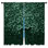 Rideaux de fenêtre à motif floral vert et fleurs obscurcissant et obscurcissant - 2 panneaux