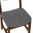 5-Piece Dining Set - Solid Wood Table and Upholstered Chairs-932685749