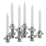 Nambe Cortina Hinged Candelabra