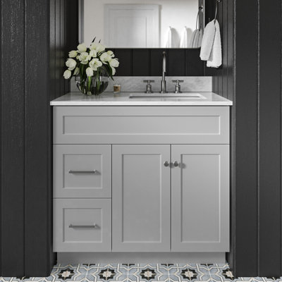 Ensemble de meuble-lavabo simple 37 po Partham