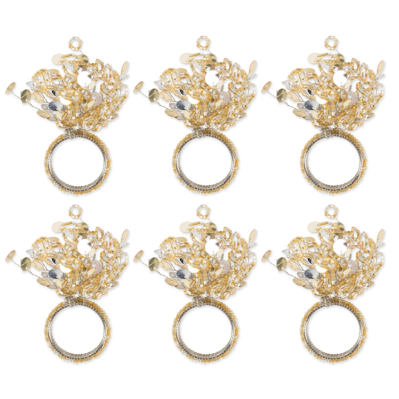 Rond de serviette Christmas Bead Sparkle