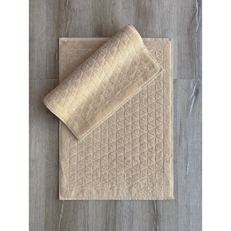 Alon Cotton Twill Non-Slip Bath Mat