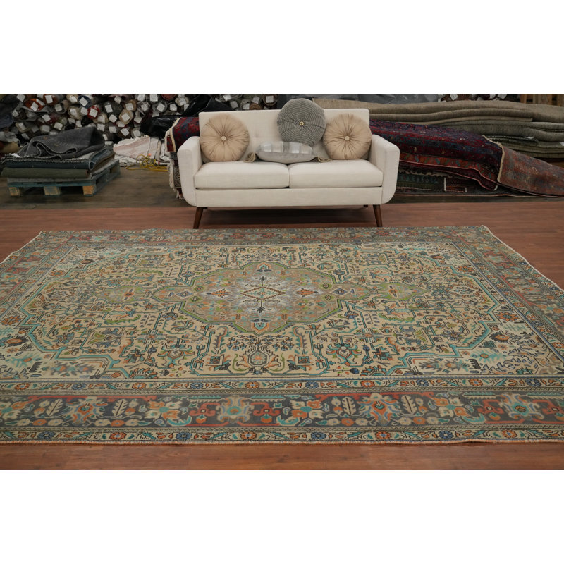 Tapis rétro Vintage Geomeric 8 x 11