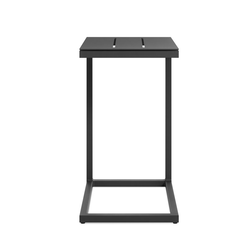 Skiff Outdoor Side Table, Carbon