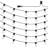 100FT RGB Outdoor String Lights Waterproof Patio Lights with APP Control