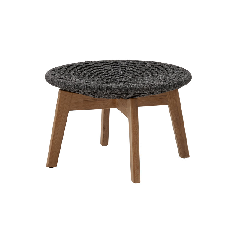Peacock Outdoor Teak Ottoman