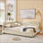 Queen Size Upholstered Tufted Bed Frame-1699051973