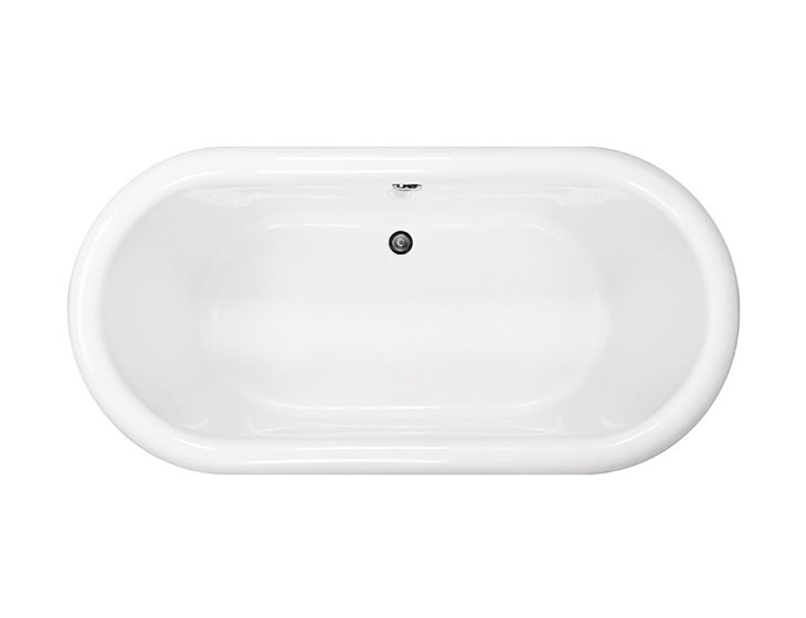 Melinda 1 Freestanding Soaker Tub - Matte .5, 71.25" L x 32" W x 23.5" H