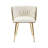 Uresti 17.75'' H Tufted Upholstered Metal Armchair-515900530-477132650