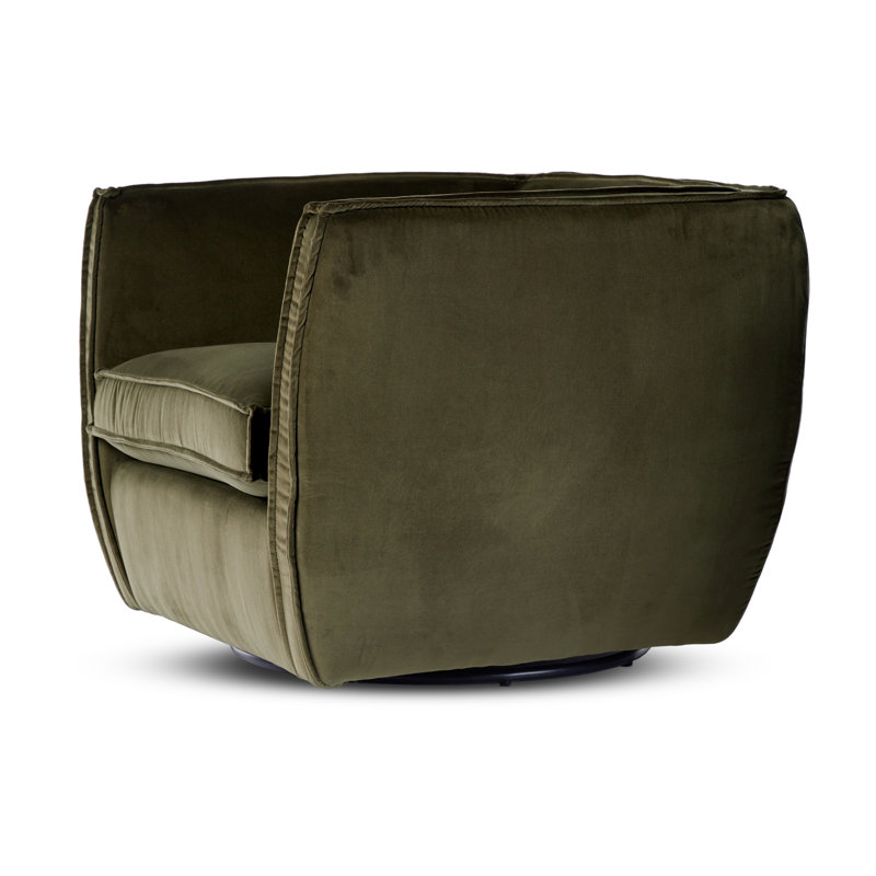 Rashi Swivel Chair-Surrey Olive, Surrey Olive